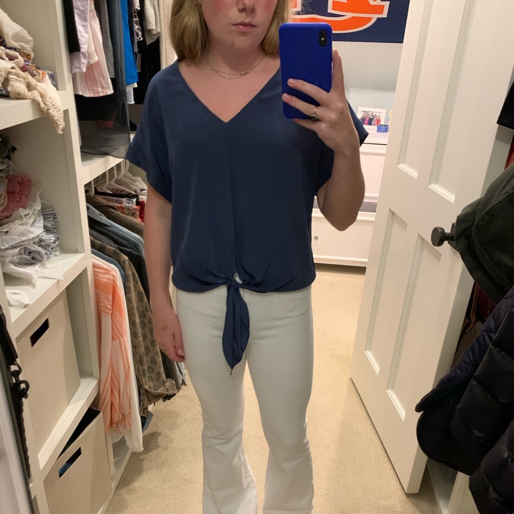 Lavender Room Tunic with Tie